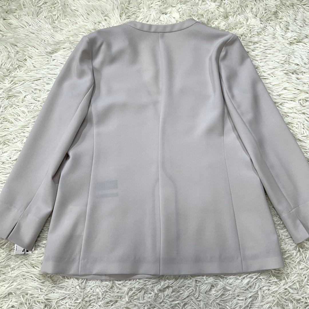 AOKI【未使用タグ付♡洗える♪】ノーカラースーツセットアップ　パンツ　Lサイズ