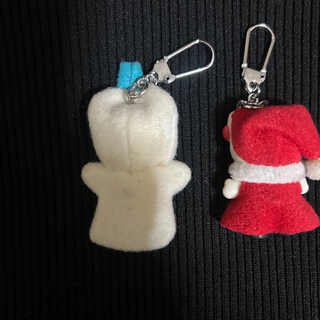 ハローキティ　コスチュームドール　キーホルダー　 トナカイ　サンタ　雪だるま