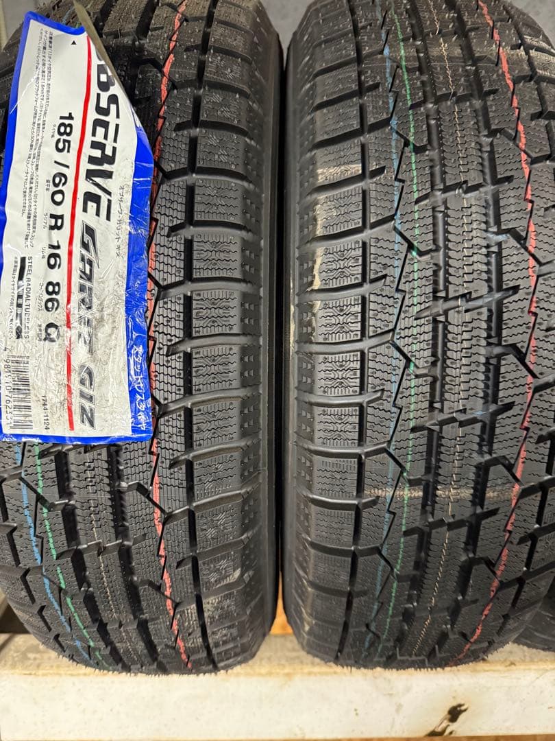 未使用　TOYO GIZ 185/60R16 2本　送料込