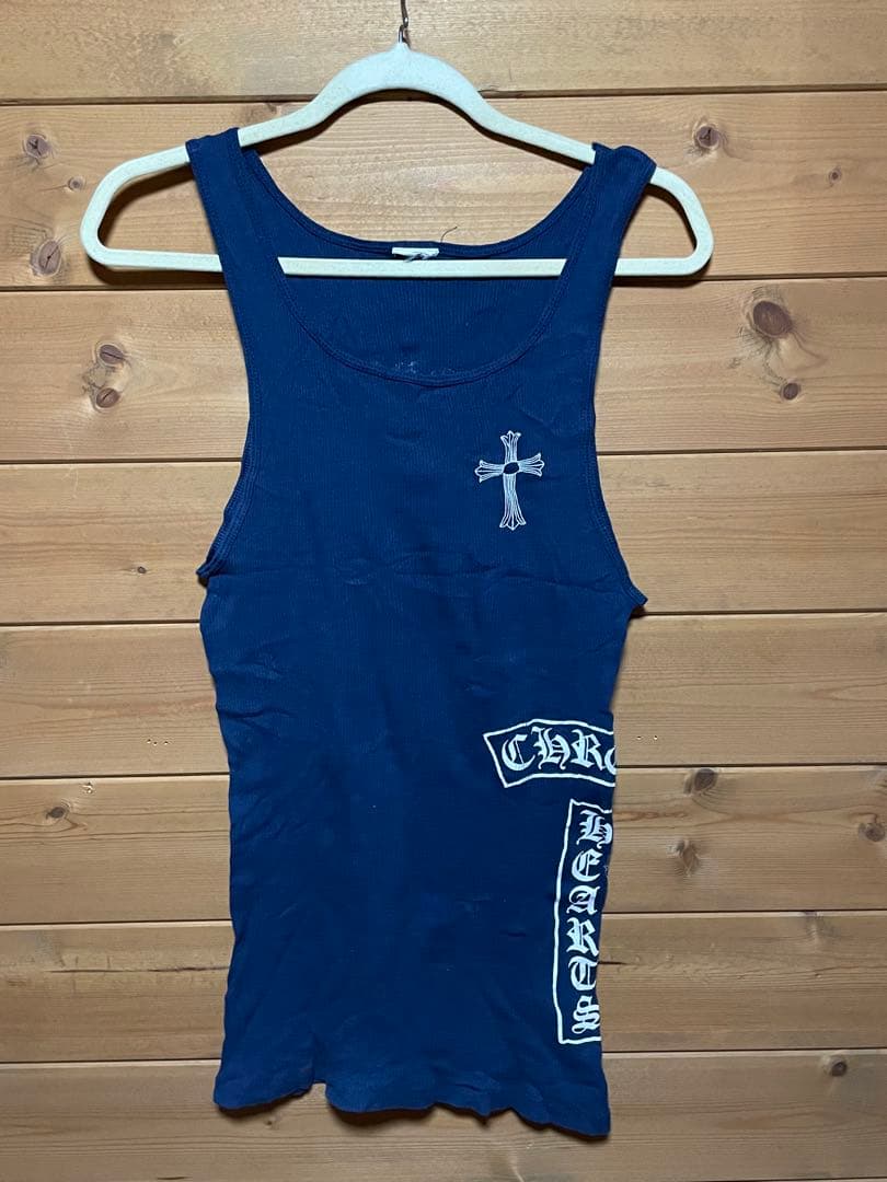 クロムハーツ　ネイビー　タンクトップ