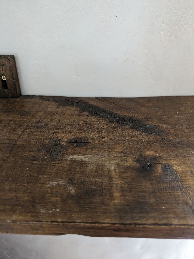 アンティーク　ウォールシェルフ　ウォールフック