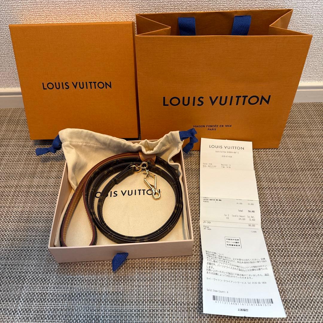 【美品】LOUIS VUITTON 犬用　リード　ルイヴィトン