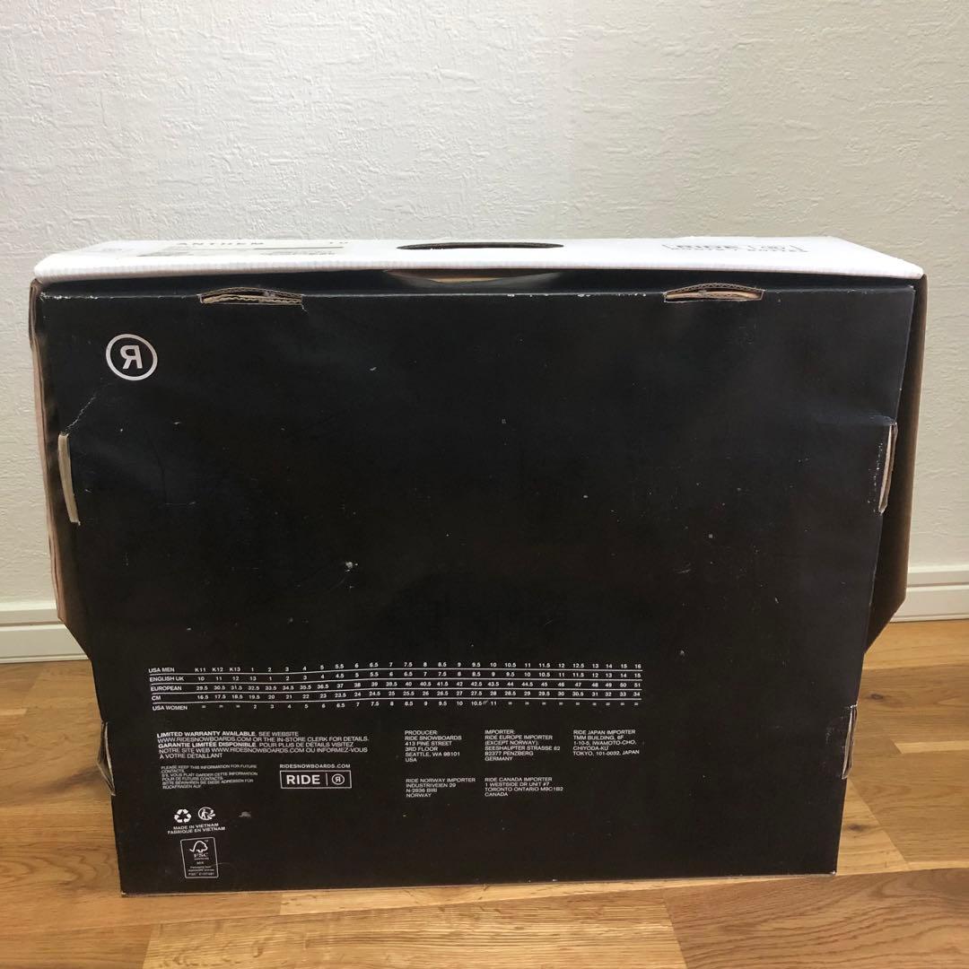 RIDE ANTHEM スノーボードブーツ28㎝ブラック/ホワイト/新品未使用品
