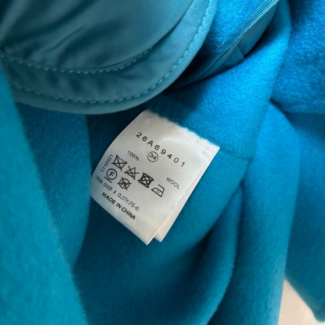 【着画あり】ルシェルブルー Hooded Over Coat 青