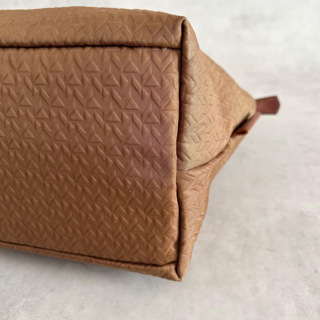 希少カラー美品ロベルタピエリ タタミMINI DUFFLEトートバッグエンボス