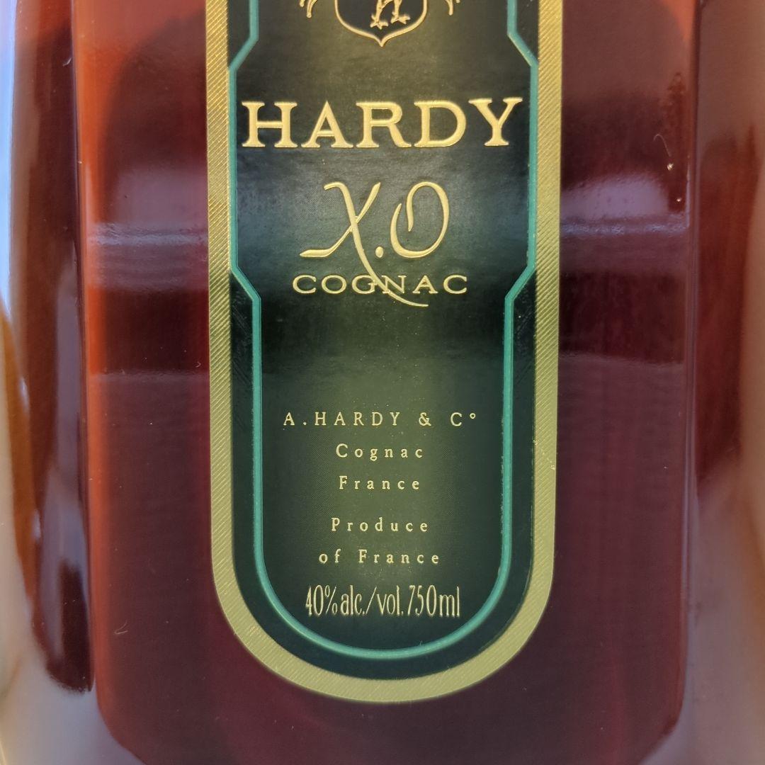 【未開栓】HARDY X.O COGNAC ハーディ コニャック ブランデー
