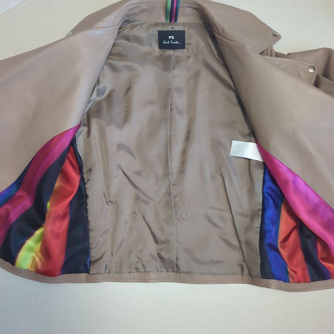 【値下げ】PS Paul Smith レザー ジャケット レディース 44L