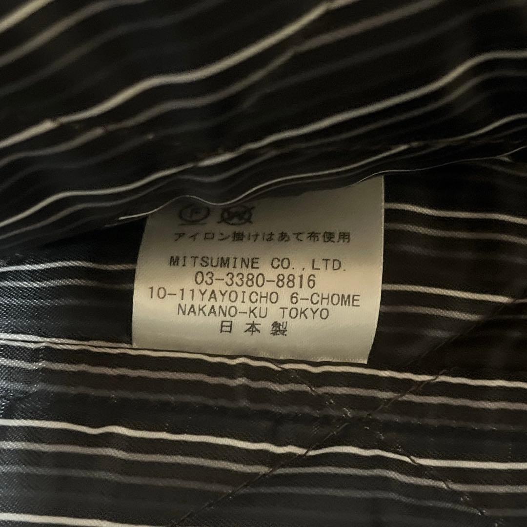 極美品 未使用級 mitsumine ステンカラー コート ネイビー L