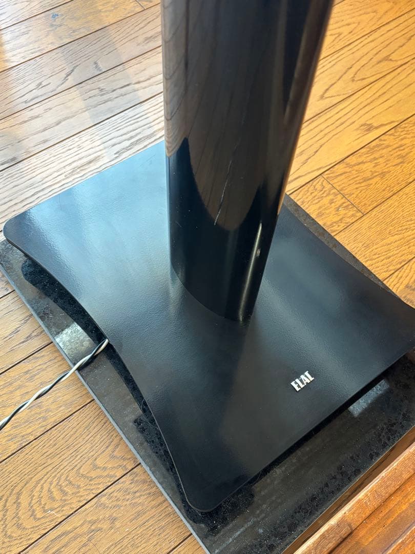 Pooh　ELAC BS312.2 ペア純正グリル　黒御影石Aボード付