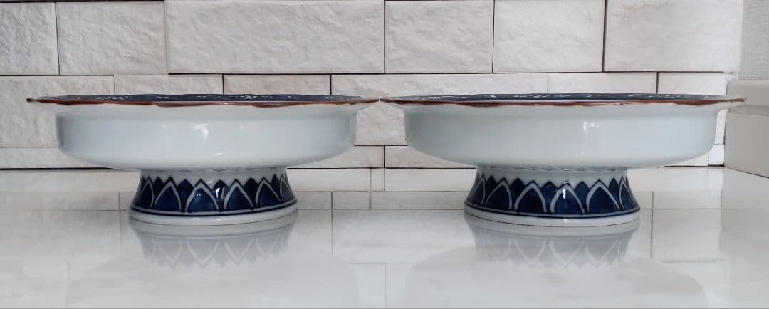 【平戸焼・三川内焼】平戸松山窯 平戸祥瑞シリーズ5点セット