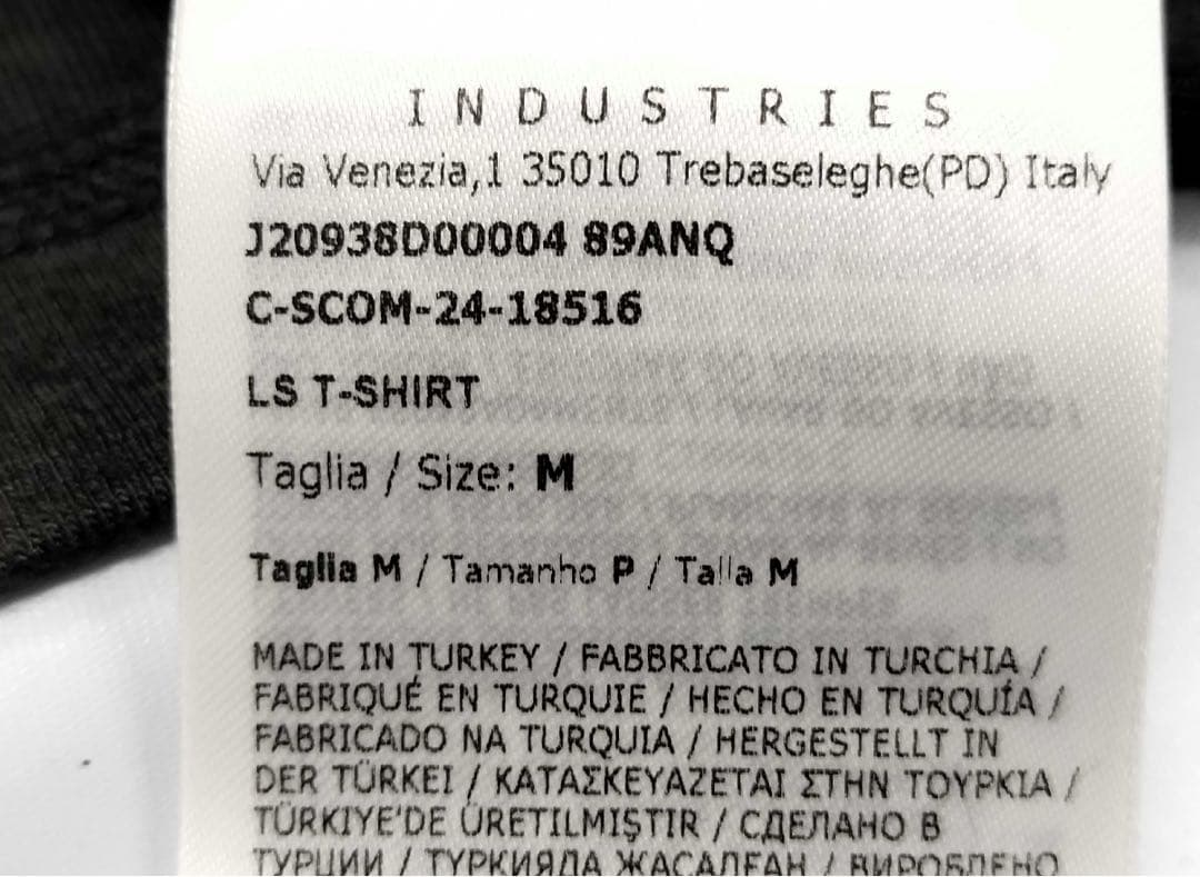 モンクレール美品！グレー長袖カットソー 厚手リブ編み