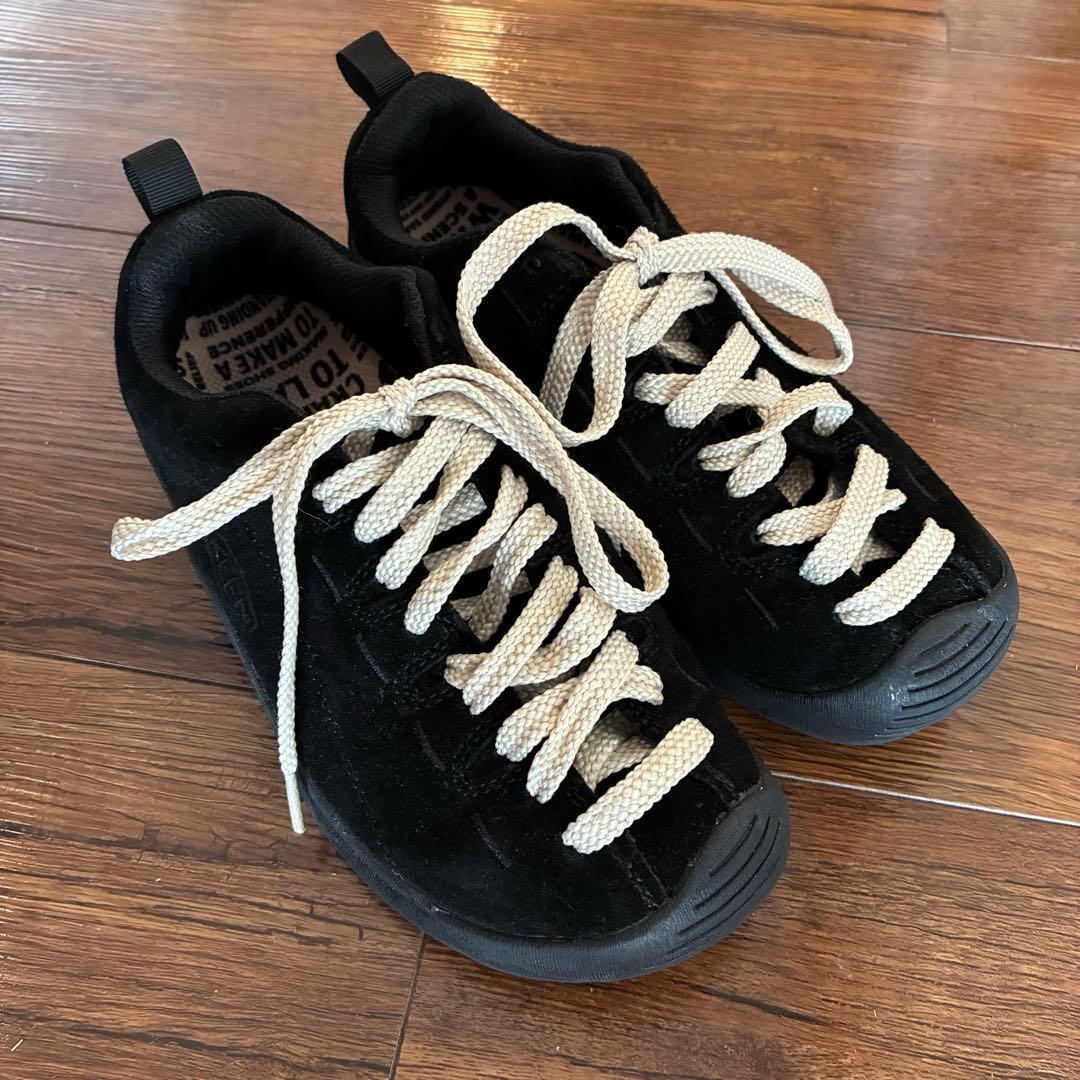 【美品】KEEN キーン ジャスパー WP ブラック 24cm（箱付き）