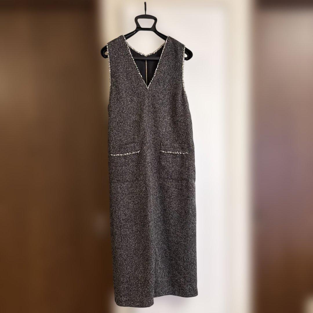 huitieme nid ツイード　ジャンパースカート