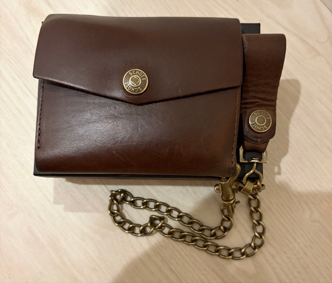 SCHOTT PERFECT WALLET MIDIUM クロムエクセルレザー