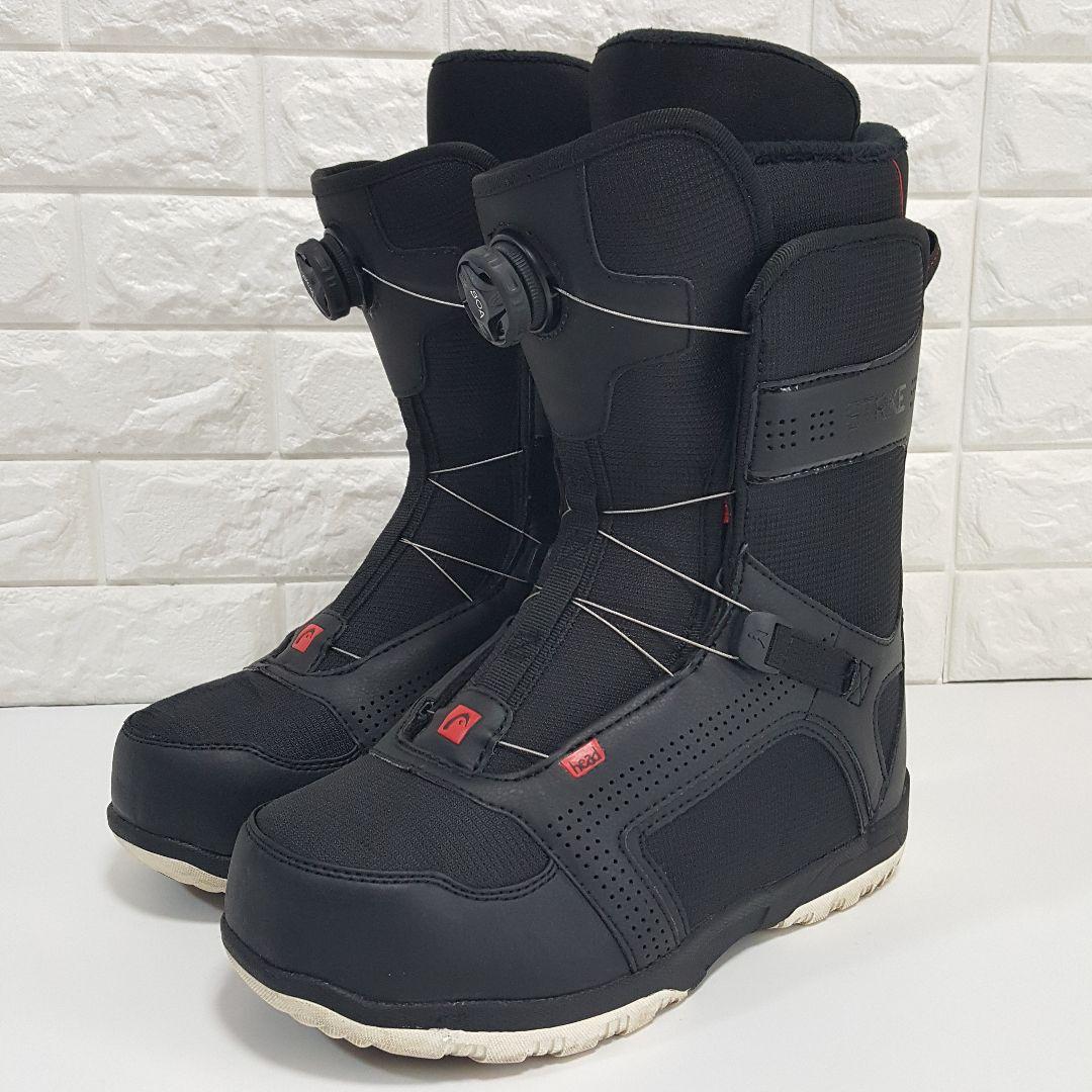 美品 HEAD スノーボードブーツ STRIKE BOA ブラック 27.5cm