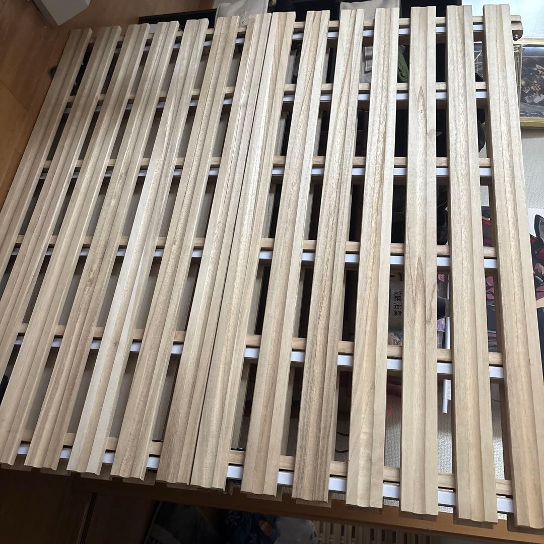 くろあ　タンスのゲン　桐すのこベッド　シングル　未使用　2個セット