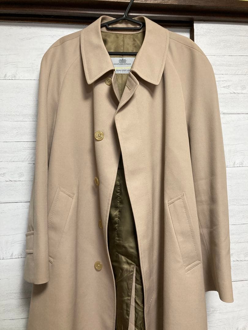 ビンテージアクアスキュウタム　ウールオーバーコート