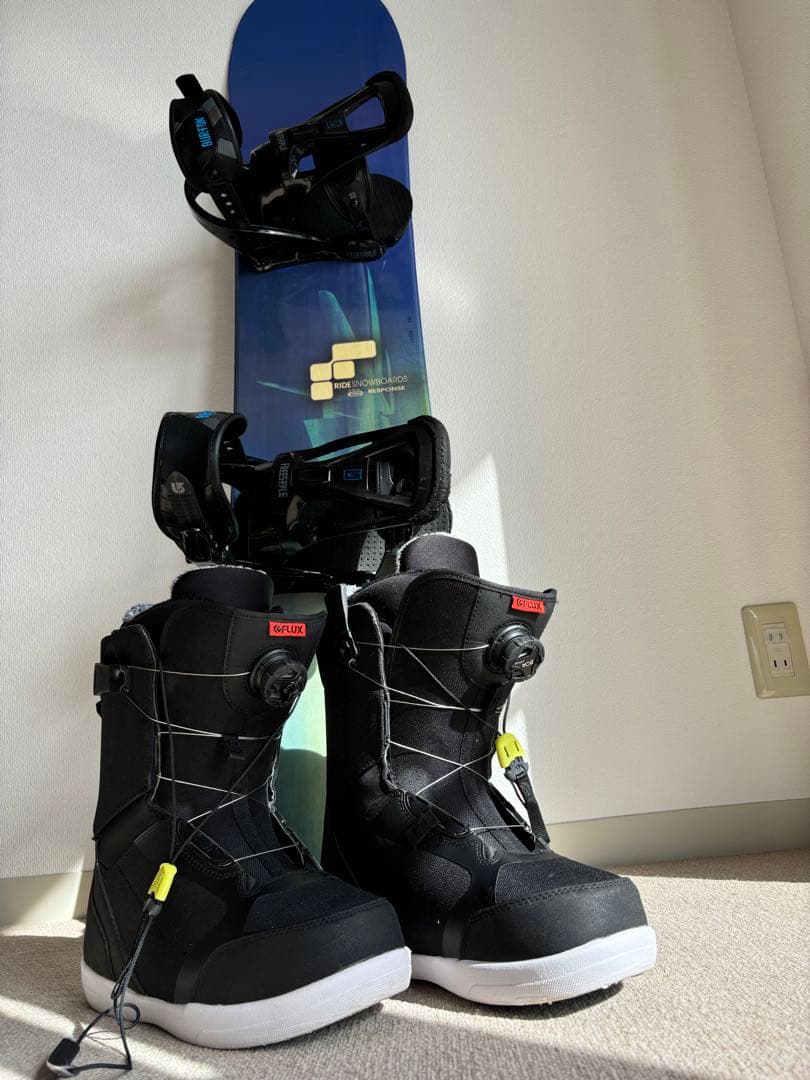 FLUX ブーツ27cm ビンディングBURTON 板RIDE 144