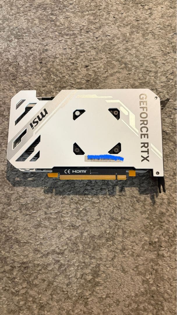 グラフィックボード・グラボ・ビデオカード MSI GeForce RTX 4060 VENTUS 2X WHITE 8G