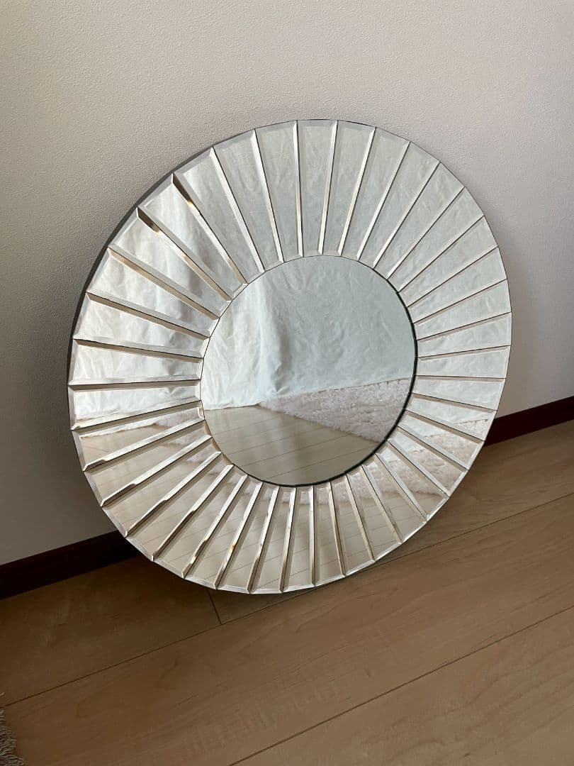 【美品】ZARA  ザラホーム ウォールミラー 壁掛け鏡 円型