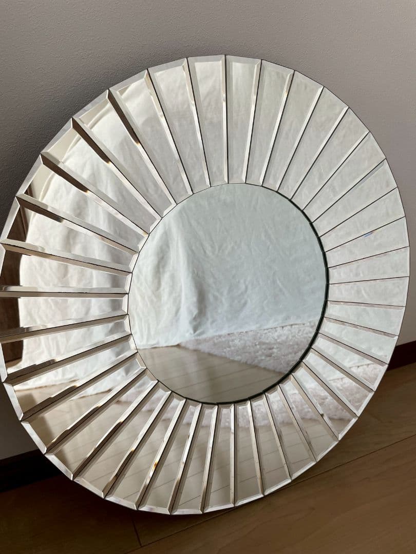 【美品】ZARA  ザラホーム ウォールミラー 壁掛け鏡 円型