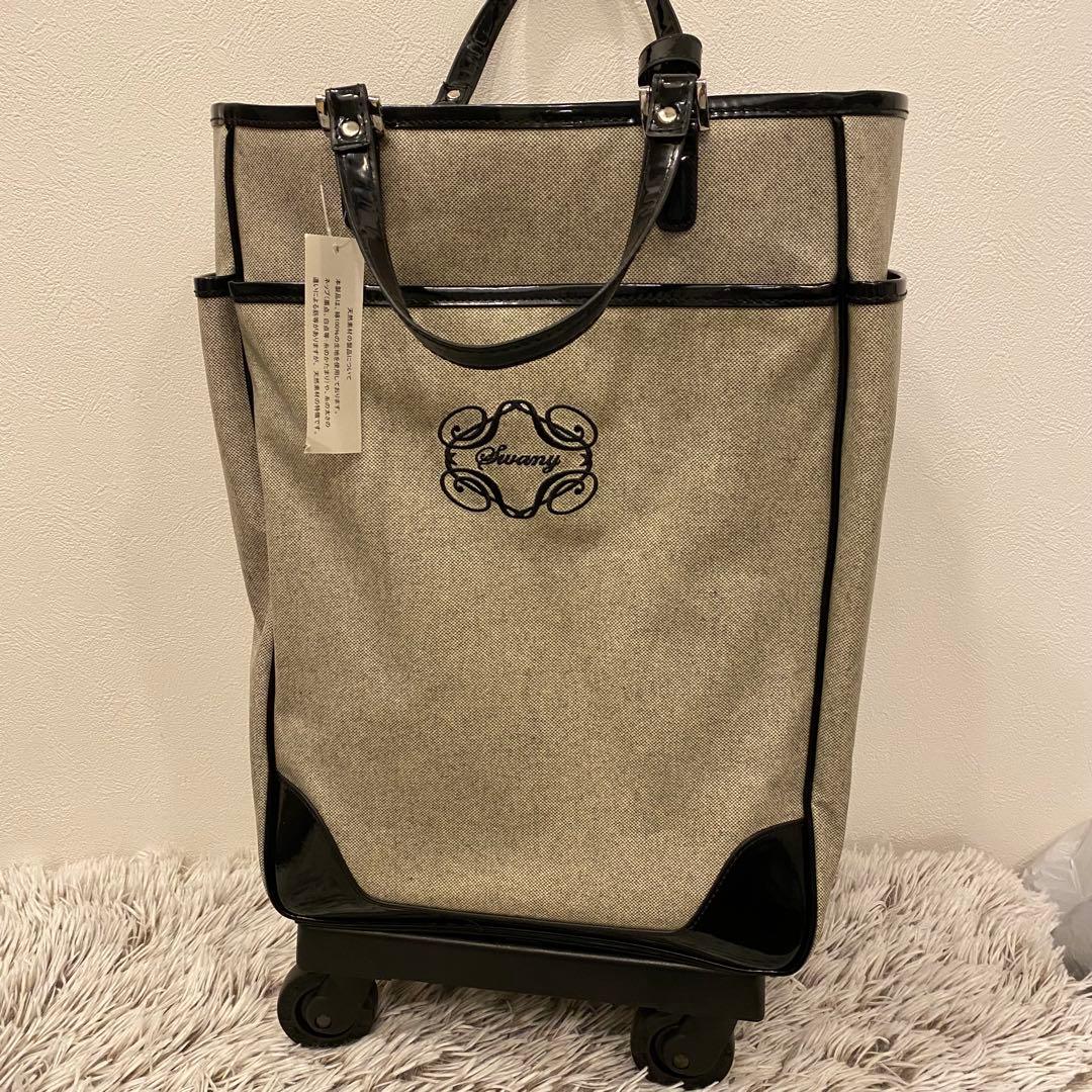 【美品】Swany スワニー　キャリーケース グレー/ブラック