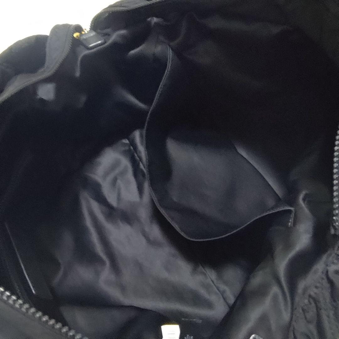 大容量 A4スッポリ2way マザーズバッグ トート キルティング 黒 付属品有