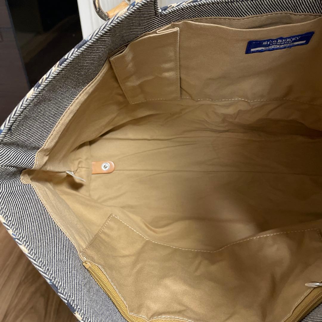 人気　BURBERRY バーバリーブルーレーベル　トートバッグ　ノバチェック柄