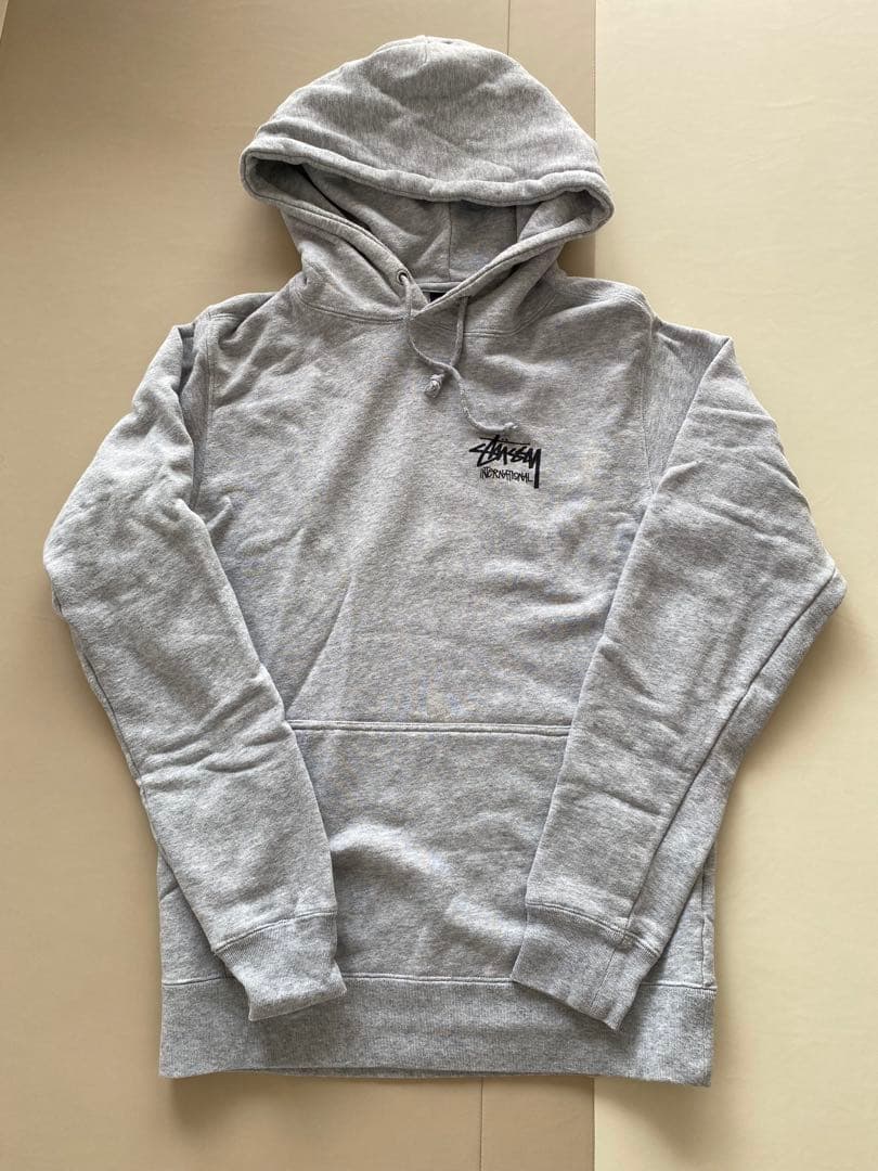 Stussy グレー パーカー S