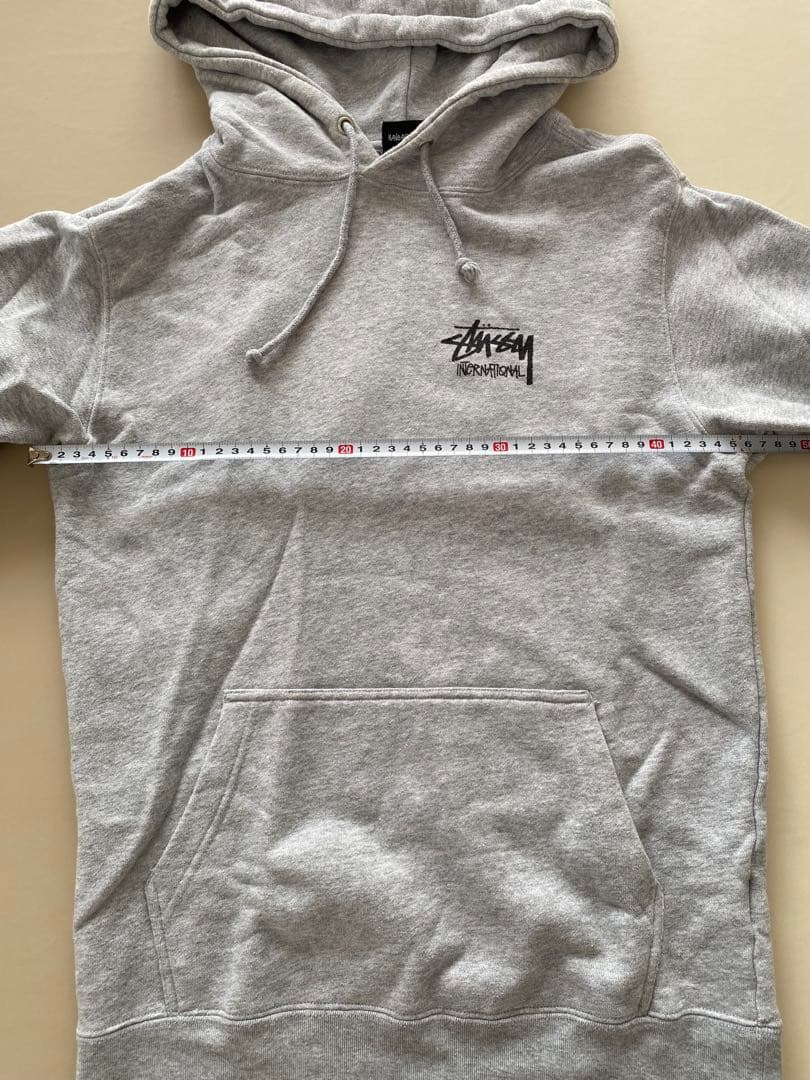 Stussy グレー パーカー S