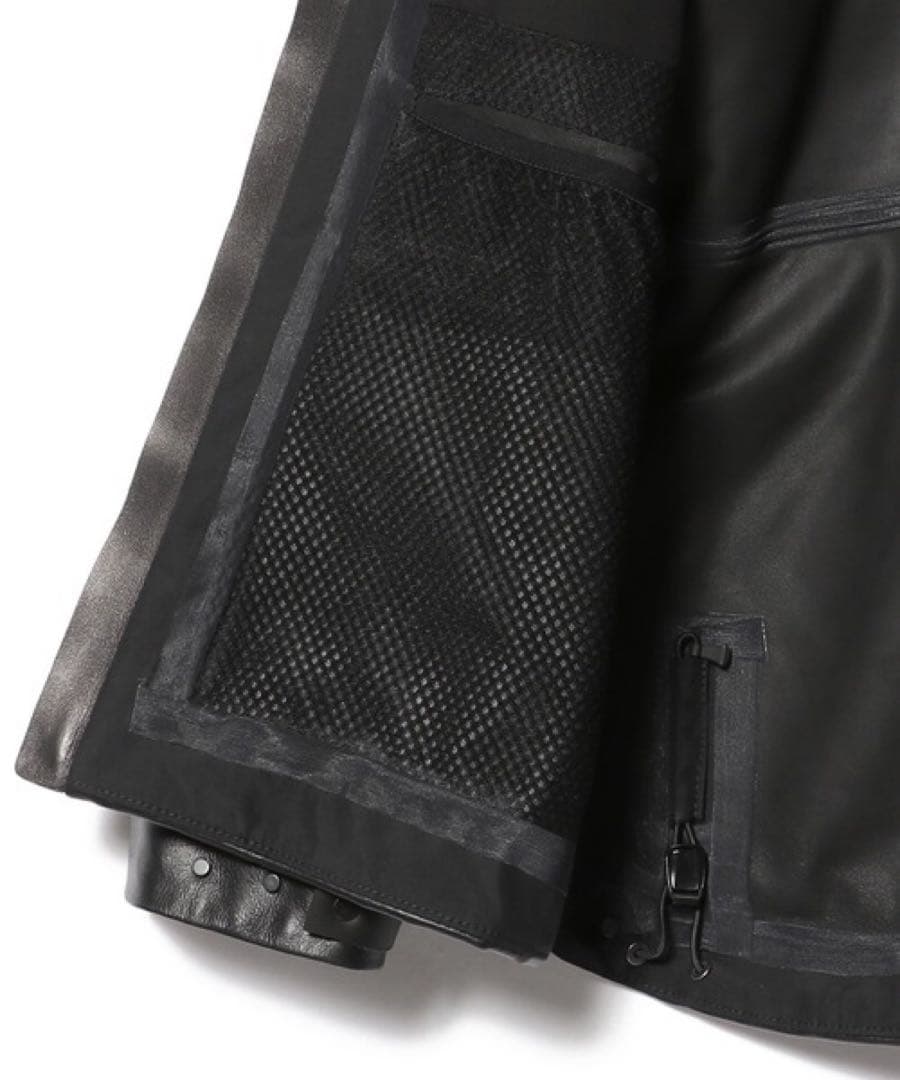 新品　定価14.3万円　ESTNATION / ラムレザーシェルパーカー