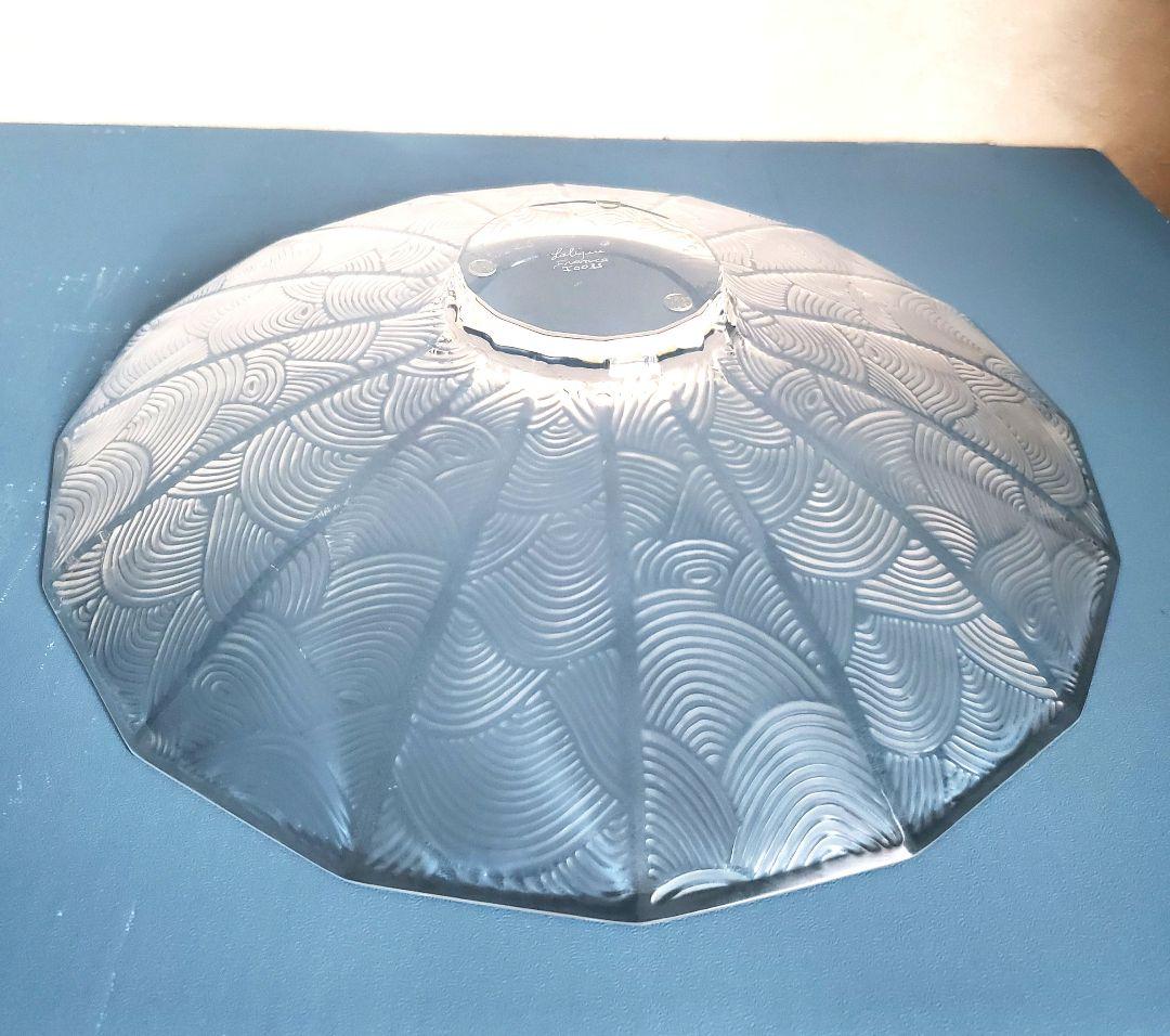 LALIQUE 波模様 クリスタル皿