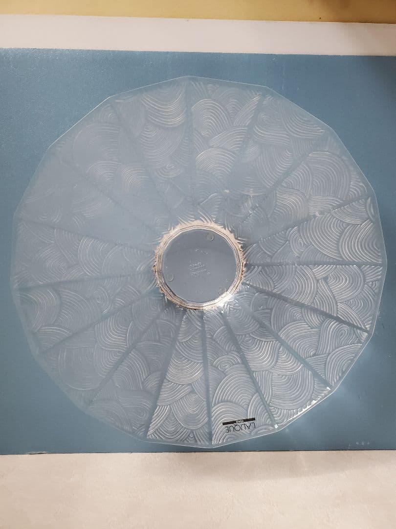 LALIQUE 波模様 クリスタル皿