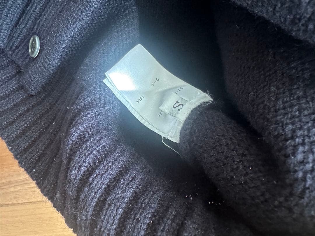 STEFAN COOKE ネイビー/イエロー カーディガン S