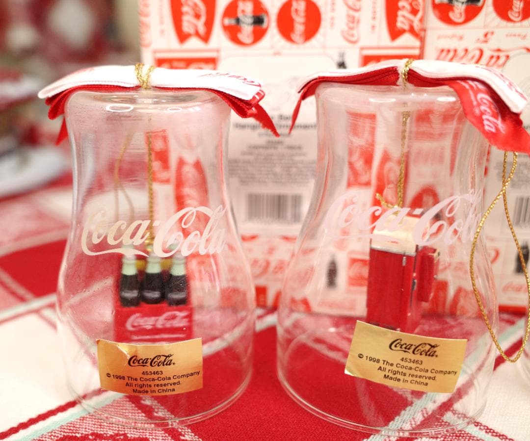 【未使用】コカコーラ オーナメント５つセット