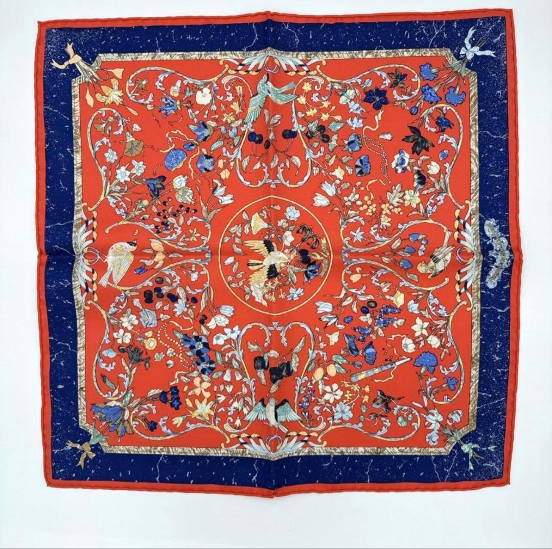 エルメス ガヴロッシュ カレ45 東洋の石と西洋の石細工