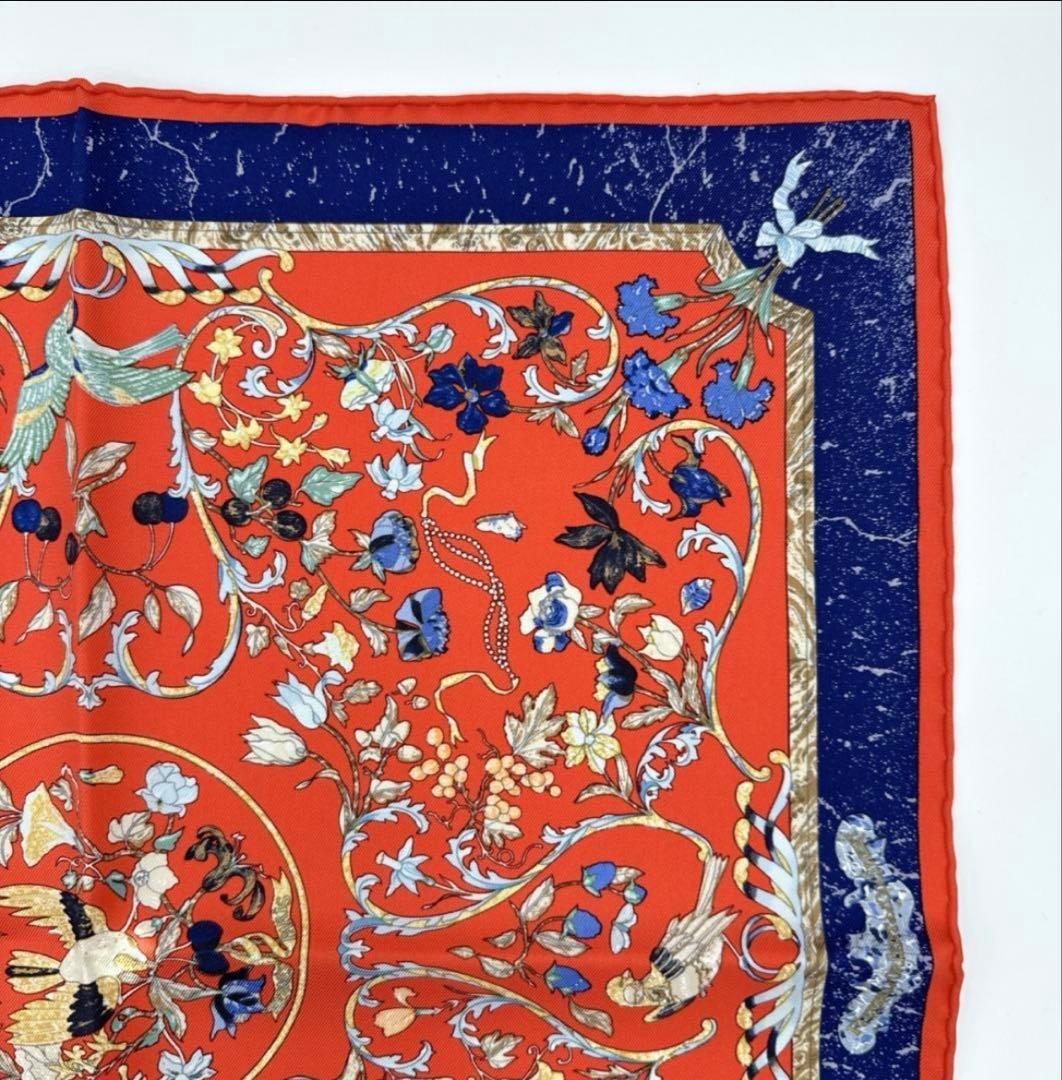 エルメス ガヴロッシュ カレ45 東洋の石と西洋の石細工