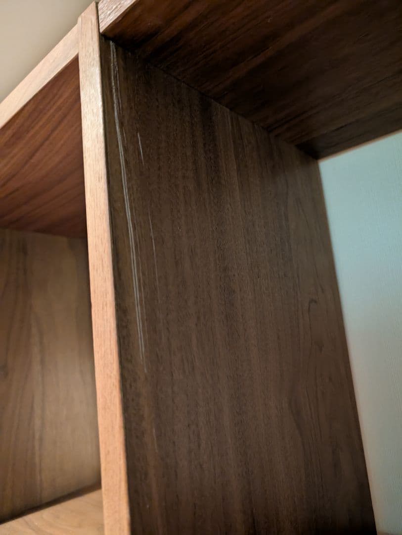 《送料込》無印良品 スタッキングシェルフ 5×2 ウォールナット 棚 木製家具