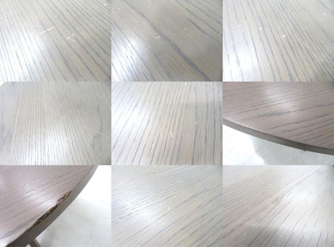 展示品 アルフレックス メデューサオ ーク材 ダイニングテーブル 120cm