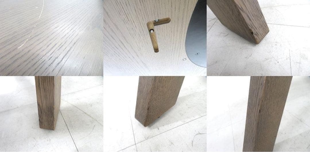 展示品 アルフレックス メデューサオ ーク材 ダイニングテーブル 120cm