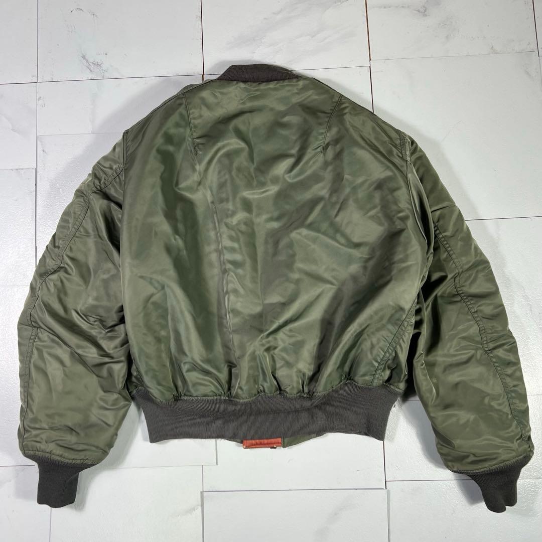 USA製HOPE MFG MA-1フライトジャケット Lセージグリーン