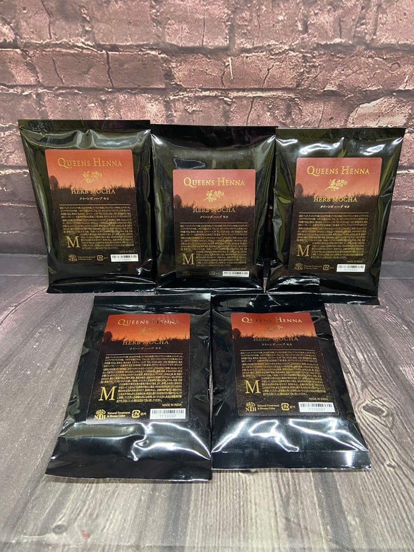 ⚫︎ Queens Henna クイーンズ ハーブ モカ ×5