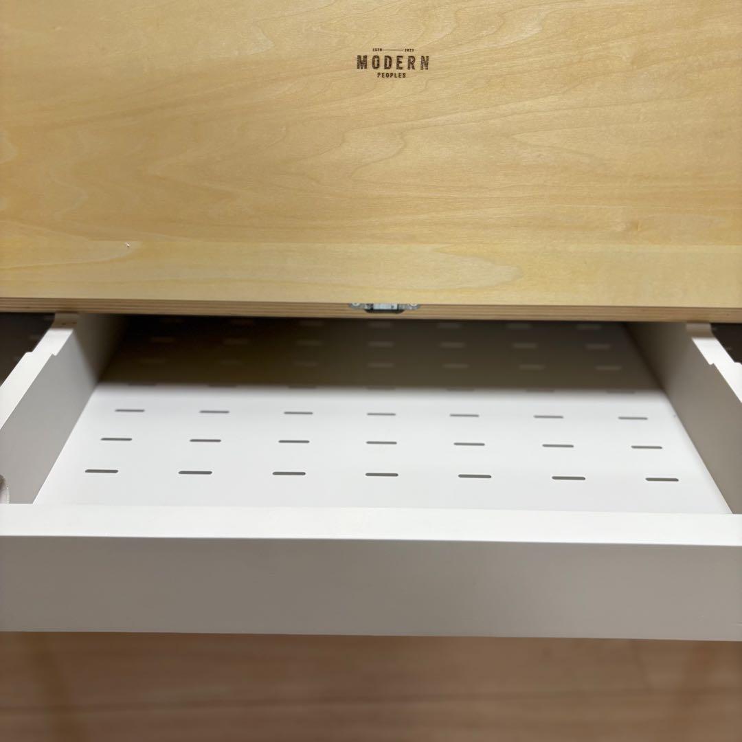 グ*ル様 MODERN PEOPLES コード隠せるデスク 幅130 奥70 高