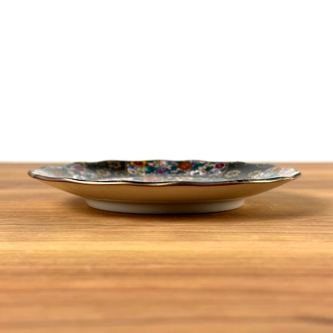 九谷焼　新品　4号皿　錦絵　小皿　5枚