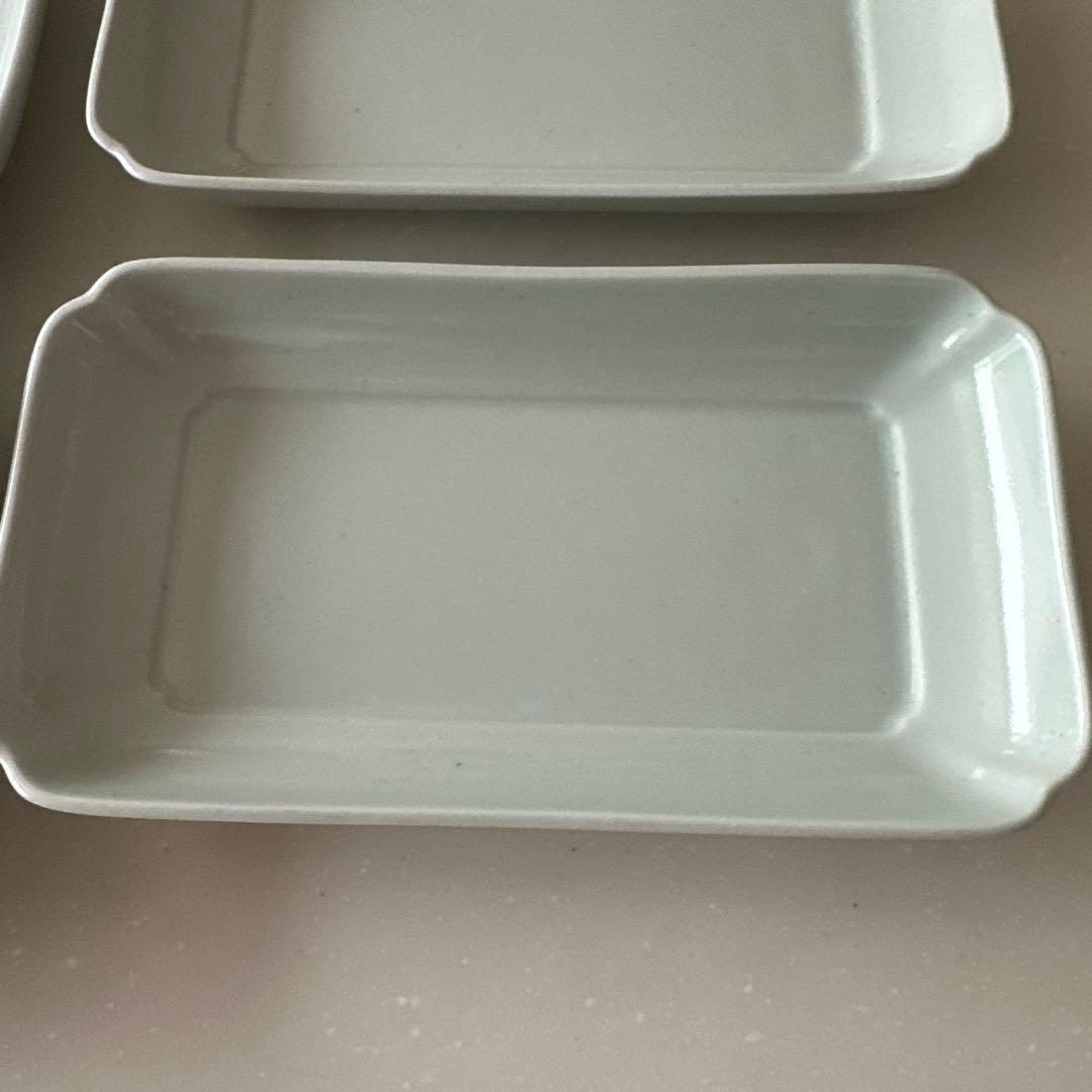 たく　東屋　（長崎県　白岳窯）木瓜角皿 波佐見焼 セット