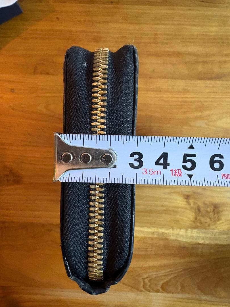 翠　GAUDIE ガウディ クロコダイル 長財布 ブラック 付属品あり