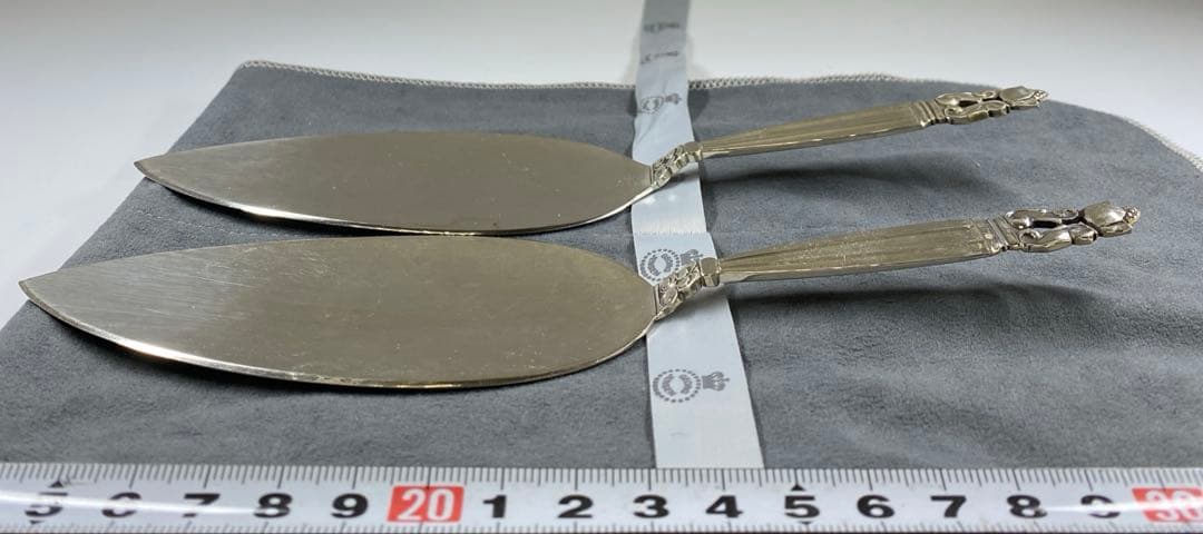 ジョージジェンセン　エコーンSV925ケーキサーバー2本　東Y7-0326☆2F