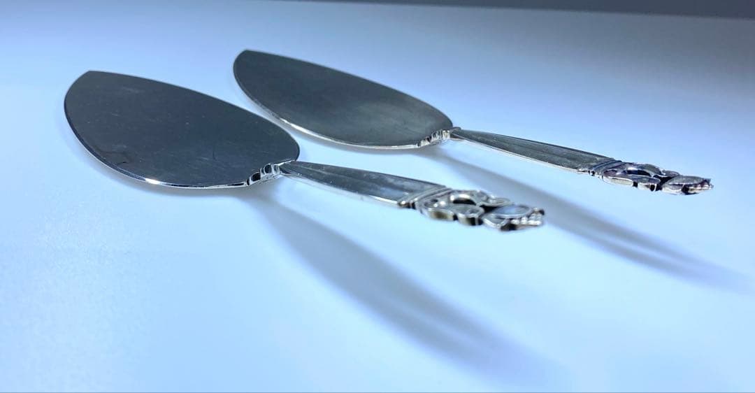 ジョージジェンセン　エコーンSV925ケーキサーバー2本　東Y7-0326☆2F