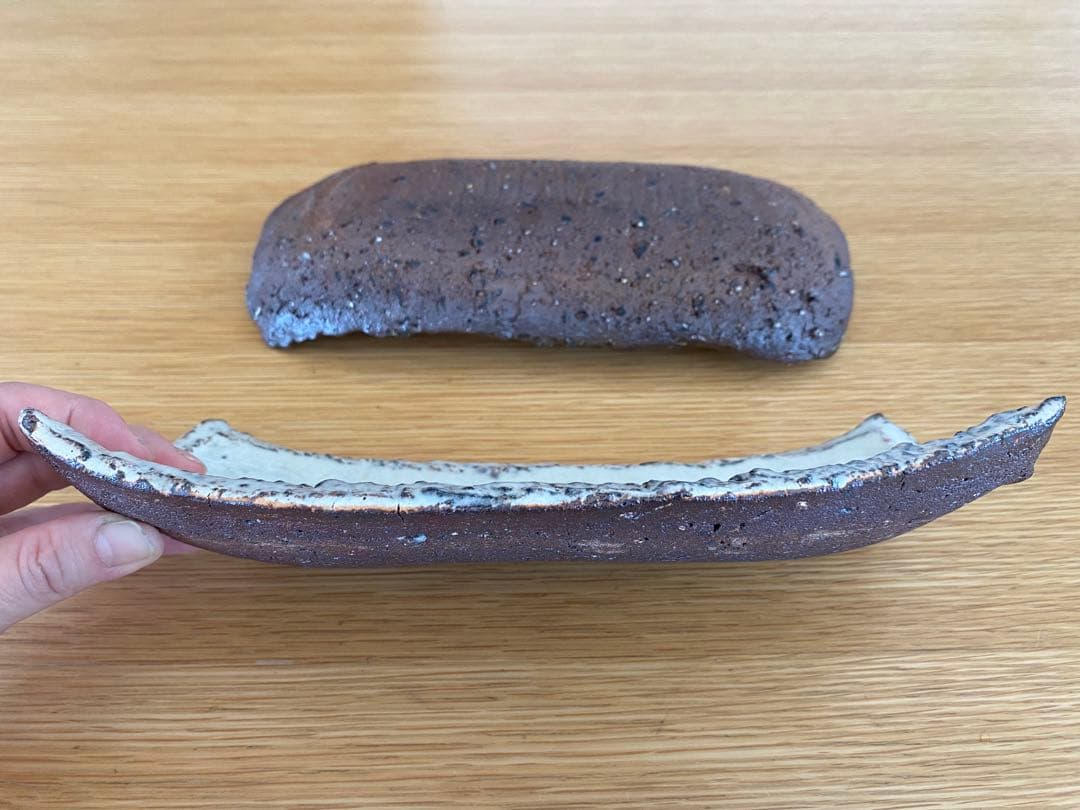 中川自然坊　鮮唐津長皿、粉引竹長皿、刷毛目唐津長皿　3枚　バラ売り可