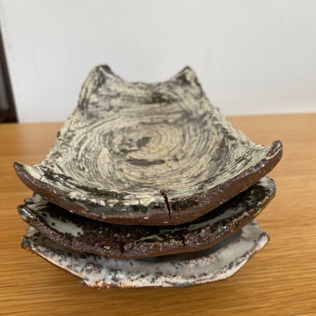 中川自然坊　鮮唐津長皿、粉引竹長皿、刷毛目唐津長皿　3枚　バラ売り可